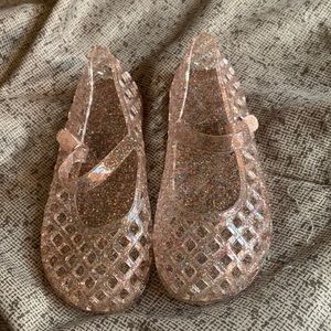 Glittery Jelly Flats